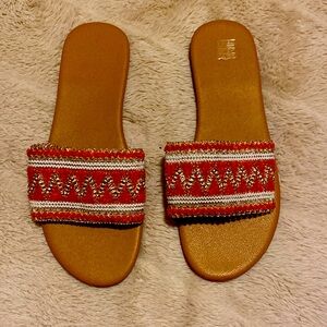 Orange SHEIN sandles